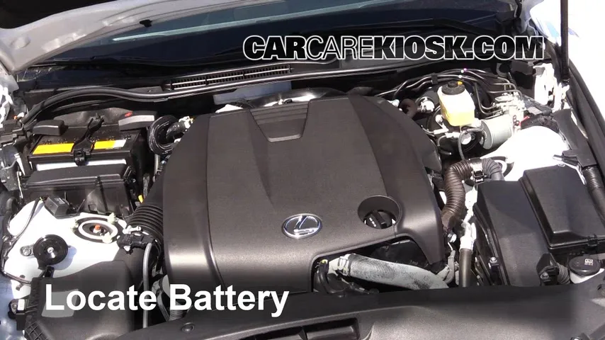 2014 Lexus IS250 2.5L V6 Battery Jumpstart